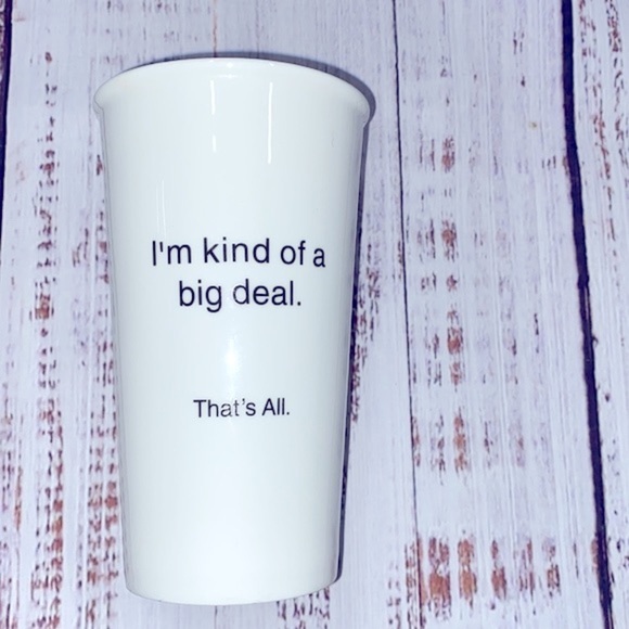 I’m kind of a big deal ceramic coffee tumbler/cup - Picture 2 of 4